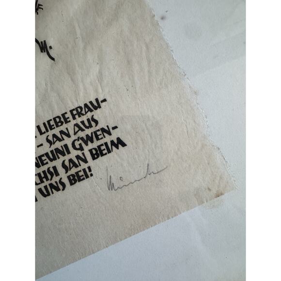 Vintage German Woodcut Print Saint Castulus Bavarian Folk Catholic Devotional - Picture 10 of 16